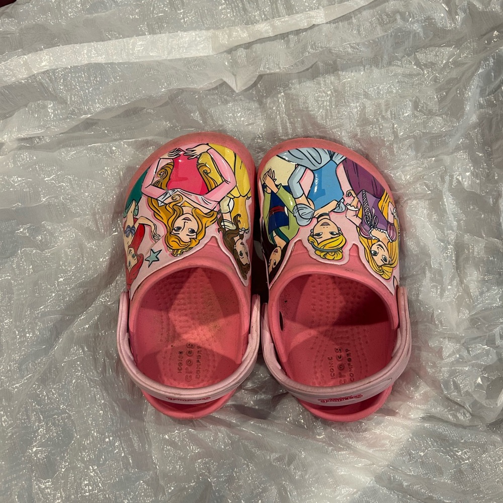CROCS Kids Pink Princess Clogs